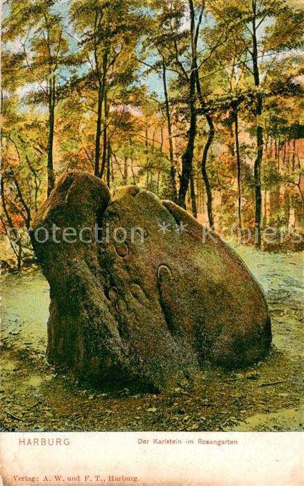 Harburg Hamburg Der Karstein im Rosengarten