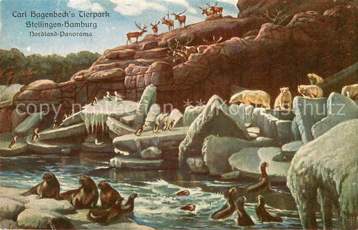 Stellingen Hamburg Carl Hagenbecks Tierpark Nordland-Panorama