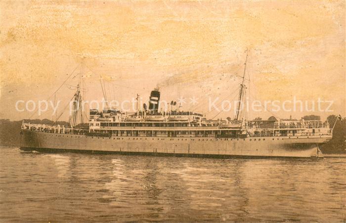 HAMBURG  CITY Woermann-Linie Schiff