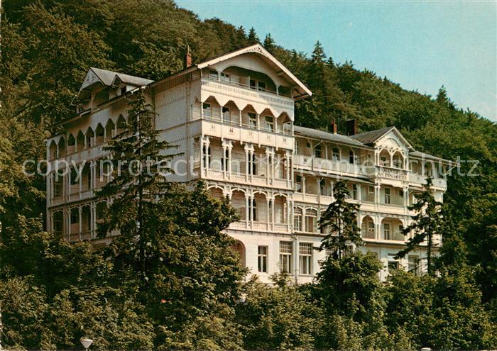 Bad Harzburg Sanatorium am Burgberg Aussenansicht