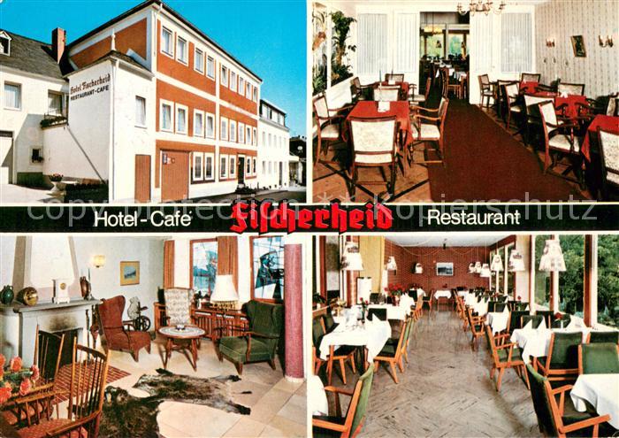 Manderscheid Eifel Hotel-Cafe Fischerheid Innen- und Aussenansichten