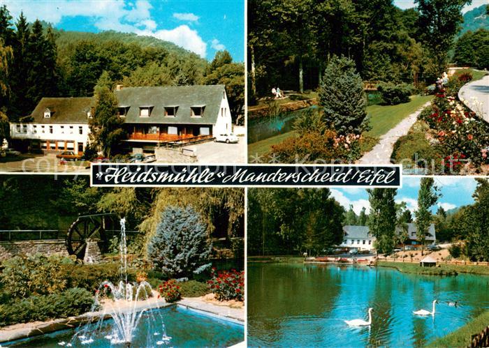 Manderscheid Eifel Hotel-Restaurant Heidsmuehle Teilansichten