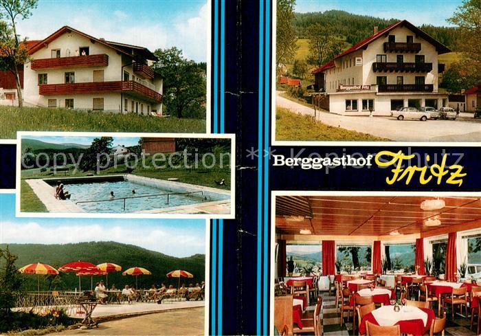 Asbach  Drachselsried Berggasthof Fritz Teilansichten m. Wegbeschreibung