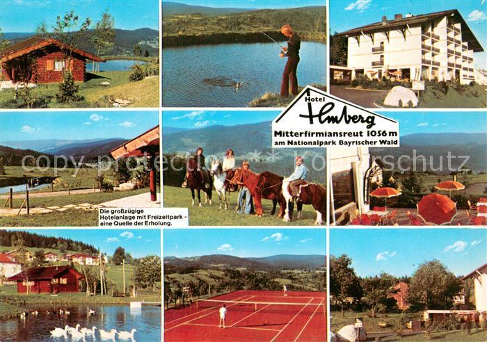 Mitterfirmiansreut Hotel Almberg Teilansichten m. Umgebung