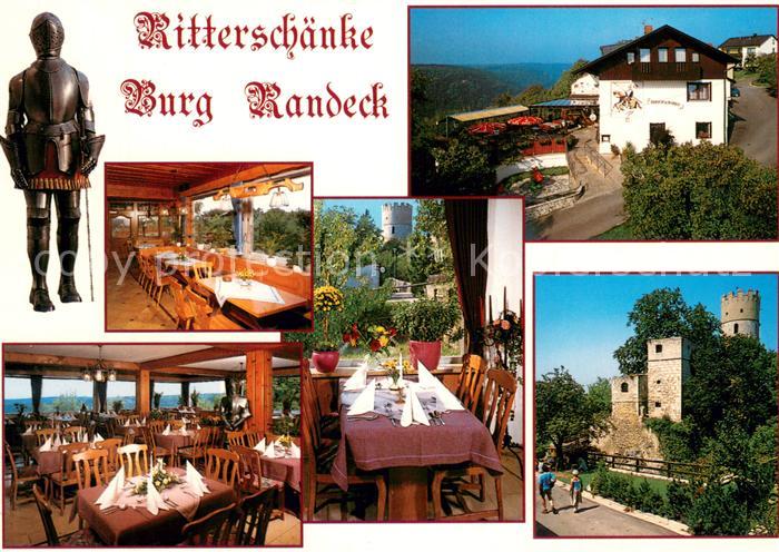Randeck Kelheim Ritterschaenke Burg Randeck Innen und Aussen Gasthaus-Informatio