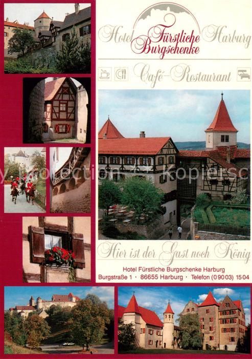 Harburg Schwaben Hotel Fuerstliche Burgschenke Teilansichten