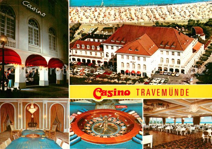 Travemuende Ostseebad Fliegeraufnahme d. Casino m. Innenansichten