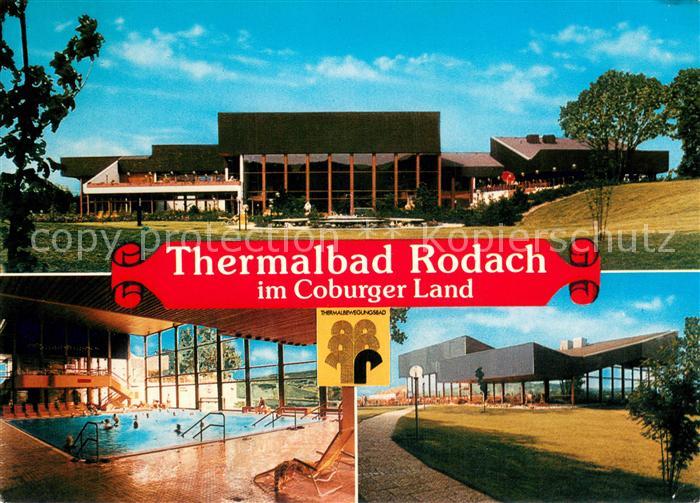 Rodach Bad Thermalbad Rodach Innen- und Aussenansicht