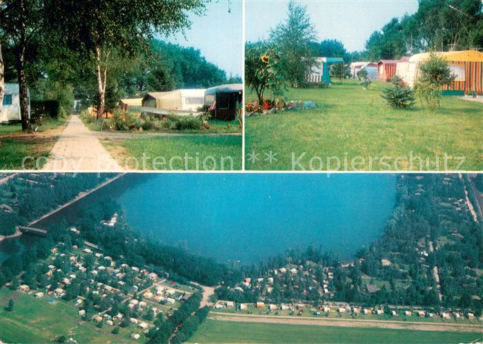 Basedow Lauenburg Fliegeraufnahme Sommer- und Wintercampingplatz am Lanzer-See
