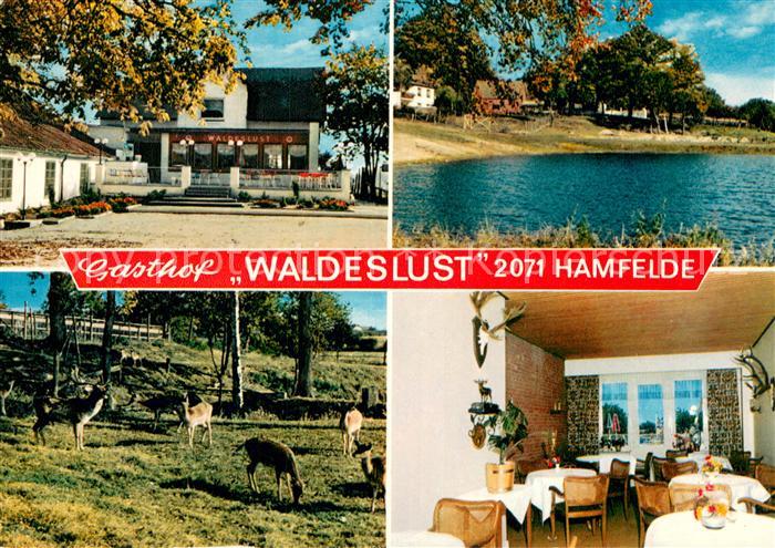 Hamfelde Lauenburg Gasthof waldeslust Teilansichten m. Umgebung