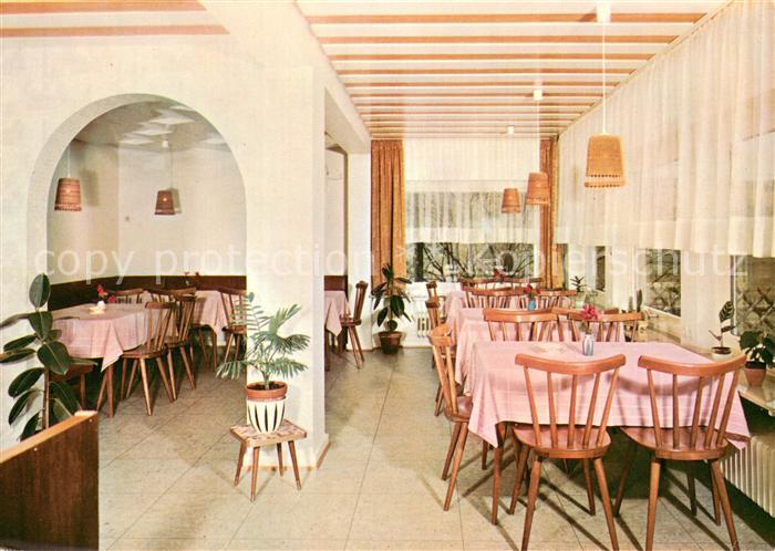 Bornich Taunus Pension Rothe Muehle Innenansicht Speiseraum