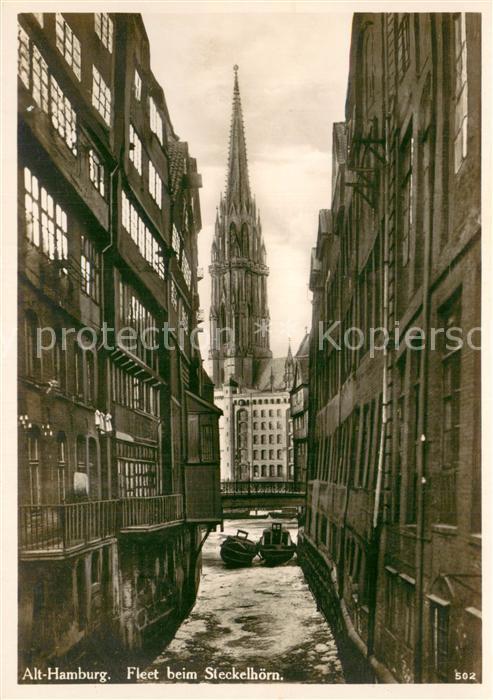 HAMBURG  CITY Alt-Hamburg Fleet beim Steckelhoern