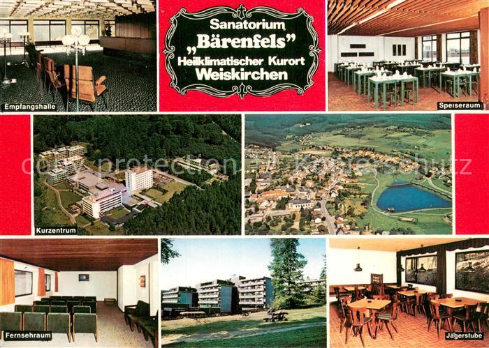 Weiskirchen Saar Fliegeraufnahme Sanatorium Baerenfels Teilansichten