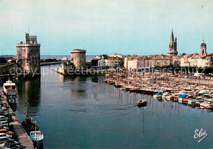 La Rochelle 76 Le pittoresque port de peche et de plaisance Tours St Nicolas et