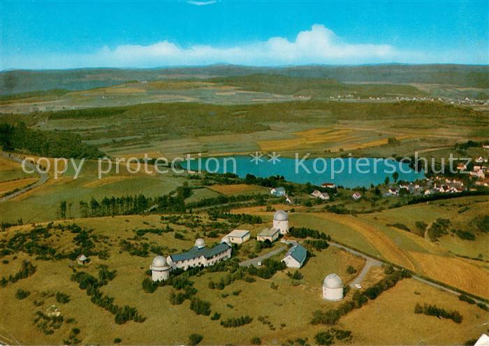 Manderscheid Eifel Observatorium der Bonner Universitaets Sternwarte mit Schalke
