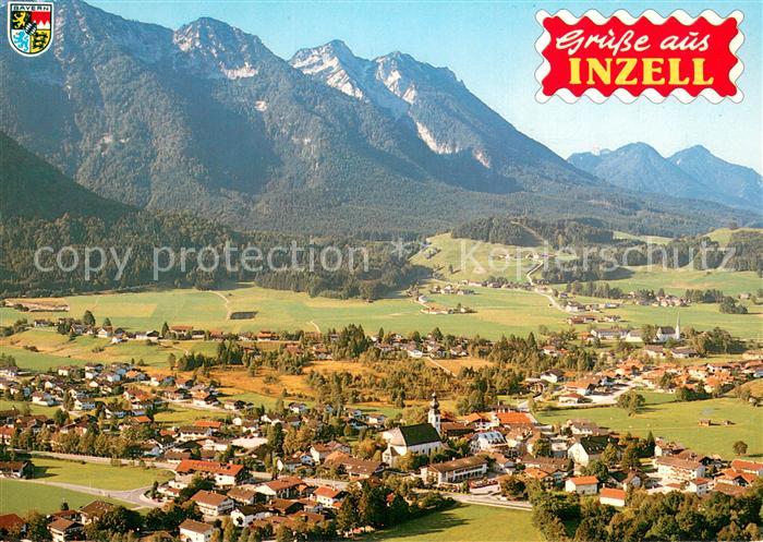 Inzell Traunstein Bayern Fliegeraufnahme