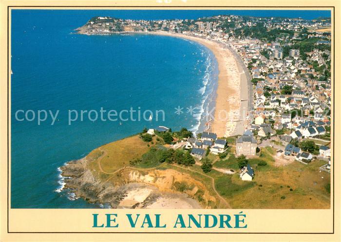 Le Val Andre La grande plage Vue aerienne