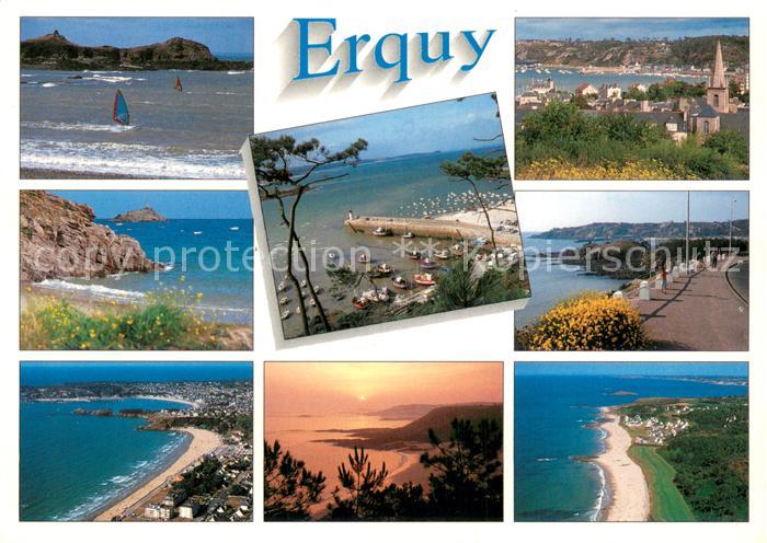 Erquy La pointe de la Heussaye l’ilot Saint Michel les plages de Caroual et du G