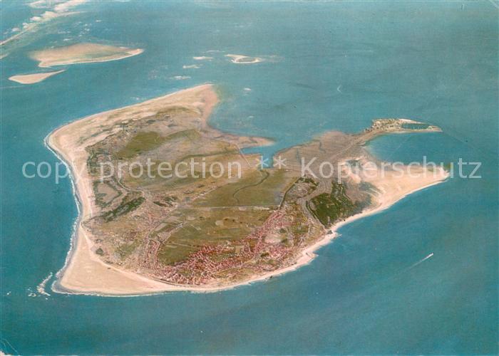 BORKUM Nordseebad Niedersachsen Fliegeraufnahme