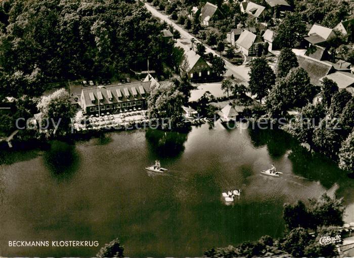 Neukloster Niederelbe Beckmanns Klosterkrug Fliegeraufnahme