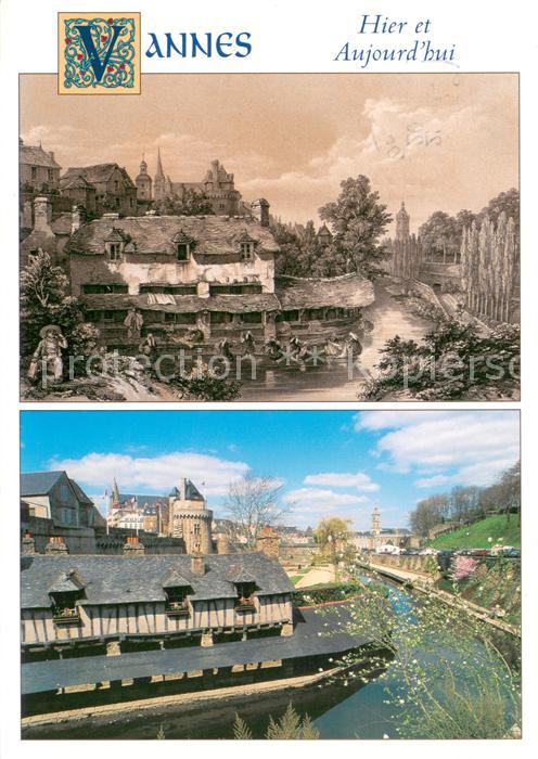 Vannes 56 Les lavoirs de la Marie au temps des lavan dieres et aujord hui
