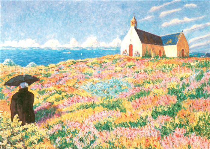 Ile de Groix Le Paradis en Mer La chapelle de quelhuit au printemps