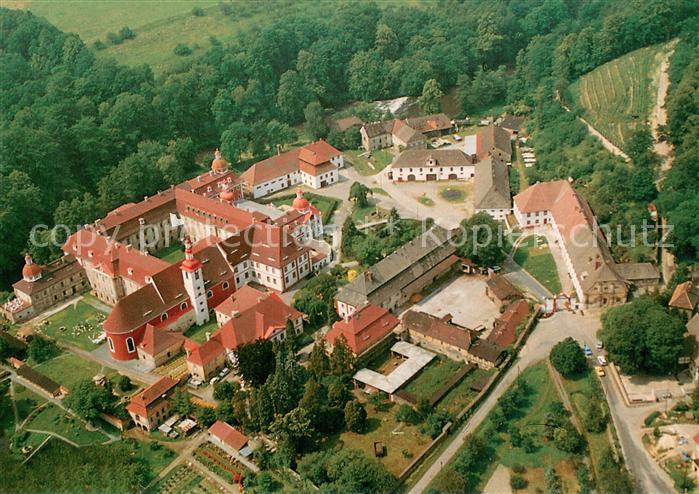 Ostritz Zisterzienserinnenabtei Klosterstift St Marienthal Fliegeraufnahme