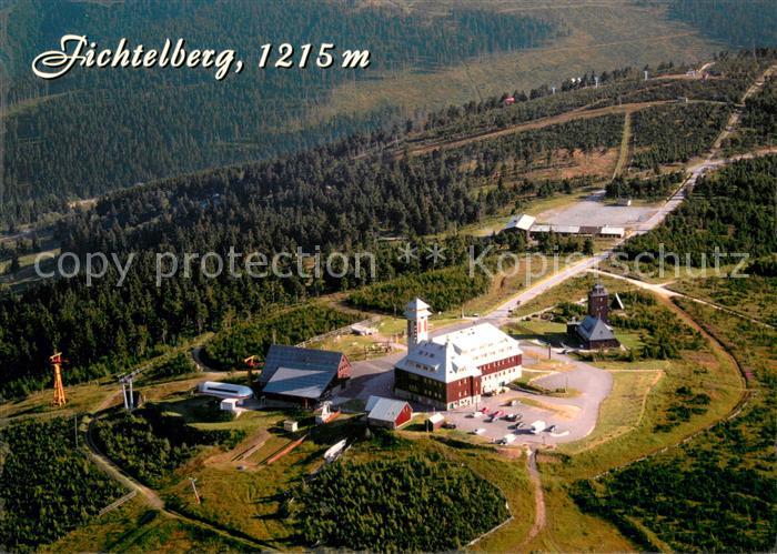 Fichtelberg Oberwiesenthal Fliegeraufnahme mit Fichtelberghaus