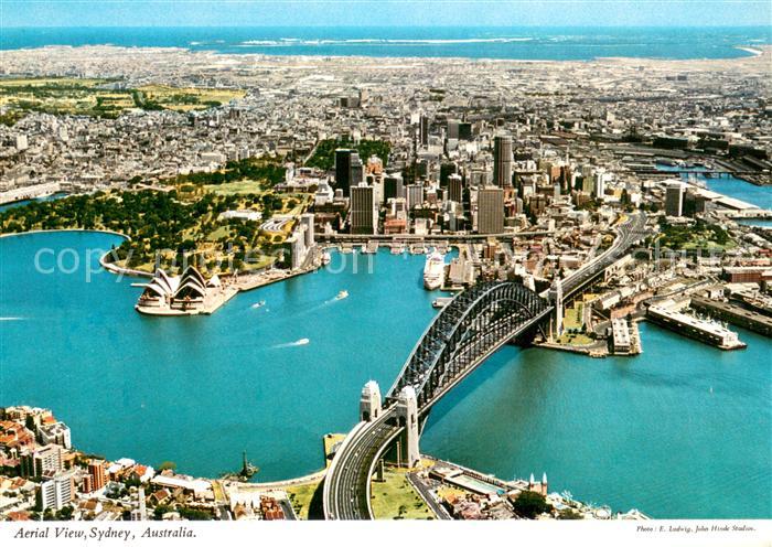 Sydney New South Wales Aerial View