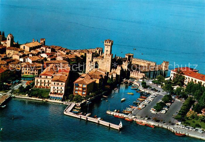 Sirmione Lago di Garda Fliegeraufnahme