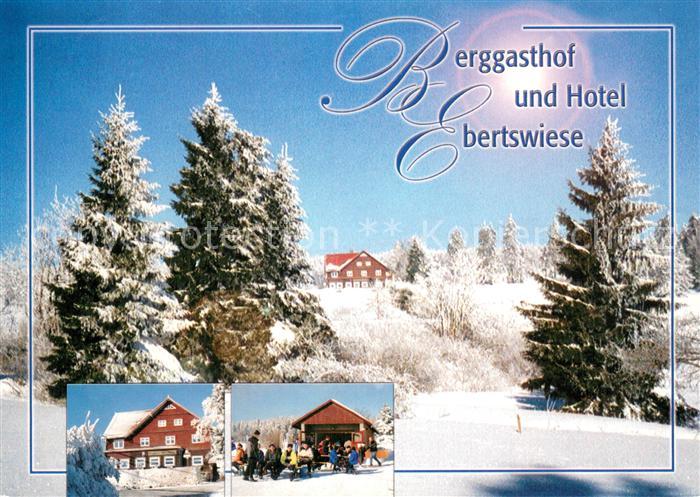 Rennsteig Berggasthof und Hotel Ebertswiese