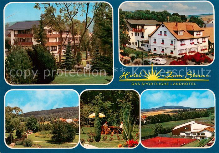 Oberaula Hotel Zum Stern Panorama Park Tennisplatz