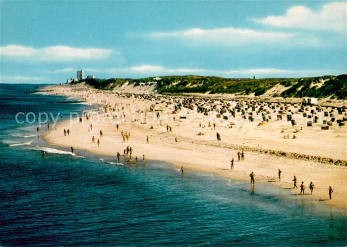 Westerland Sylt Fliegeraufnahme Strand