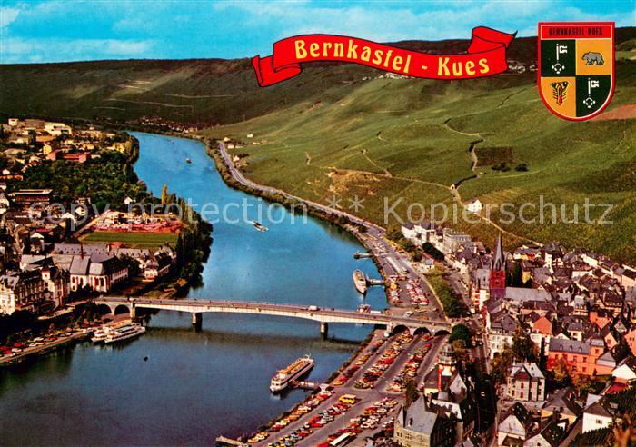 BERNKASTEL-KUES Berncastel Rheinland-Pfalz Fliegeraufnahme mit Doctor Weinberg