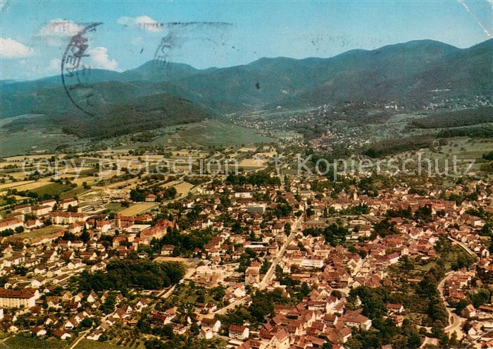 Muellheim Baden Fliegeraufnahme