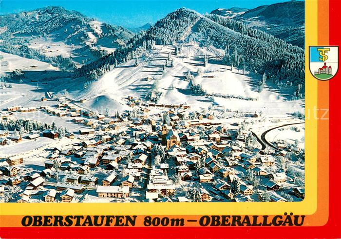 Oberstaufen Oberallgaeu Bayern Fliegeraufnahme