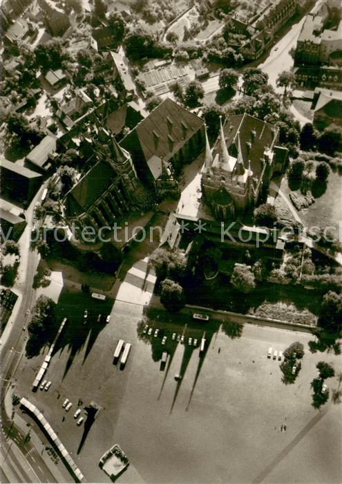 ERFURT  CITY Dom und St Severi-Kirche Fliegeraufnahme