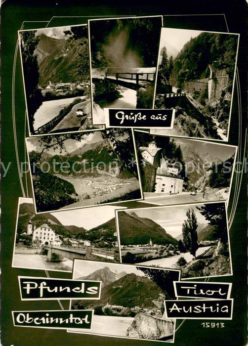 Pfunds Oberinntal Panorama Teilansichten