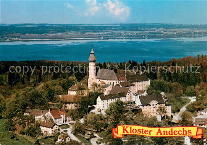 Andechs Kloster Andechs am Ammersee Fliegeraufnahme