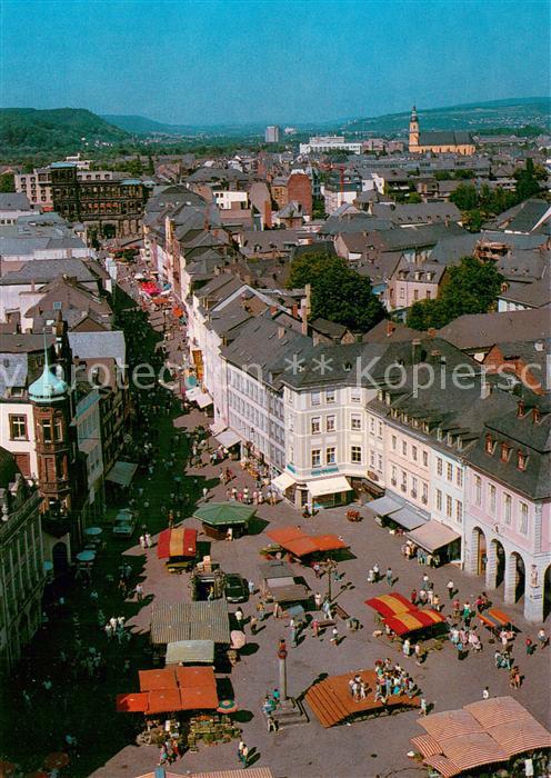 TRIER  CITY Blick auf Hauptmarkt mit Porta Nigraund St Paulin
