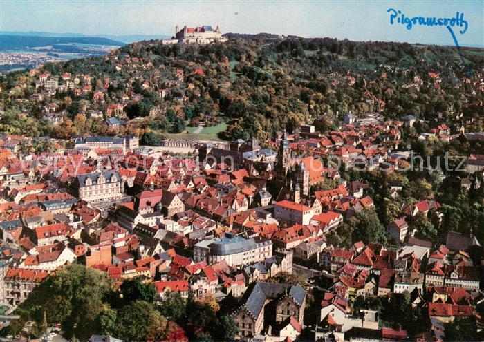 Coburg Bayern Fliegeraufnahme mit Veste Coburg