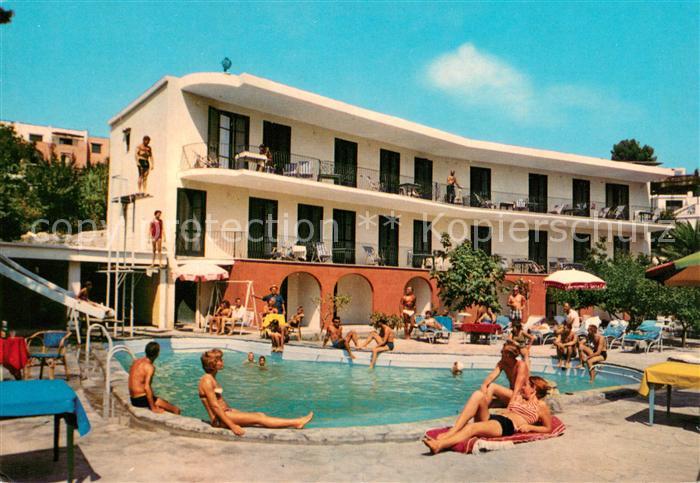 Capri Italia Albergo Tirrenia Roberts con piscina acqua di mare