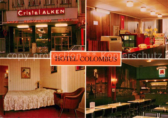 Antwerpen Anvers Hotel Colombus Gaestezimmer Rezeption Gastraum