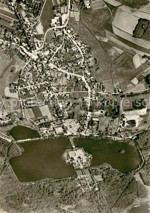 Moritzburg Sachsen Fliegeraufnahme mit der Moritzburg