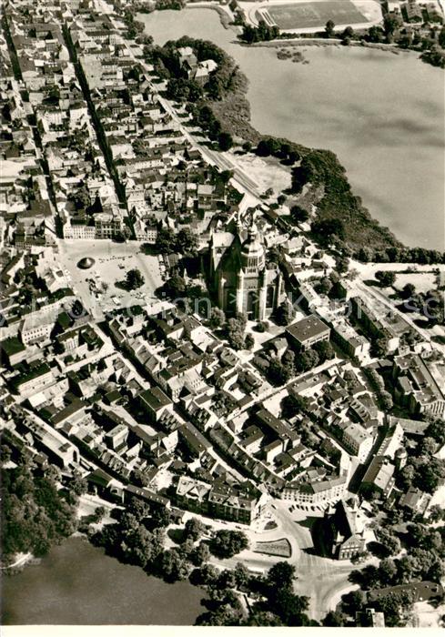 Stralsund Altstadtblick Fliegeraufnahme