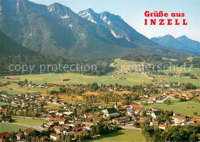 Inzell Traunstein Bayern Chiemgau Fliegeraufnahme