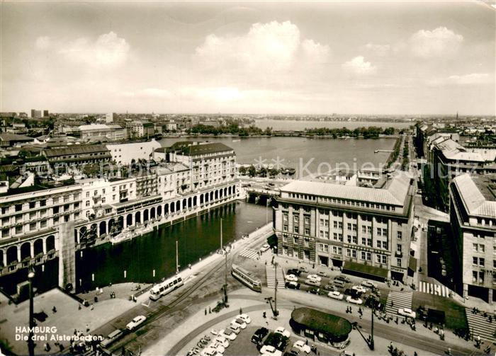 HAMBURG  CITY Die drei Alsterbecken