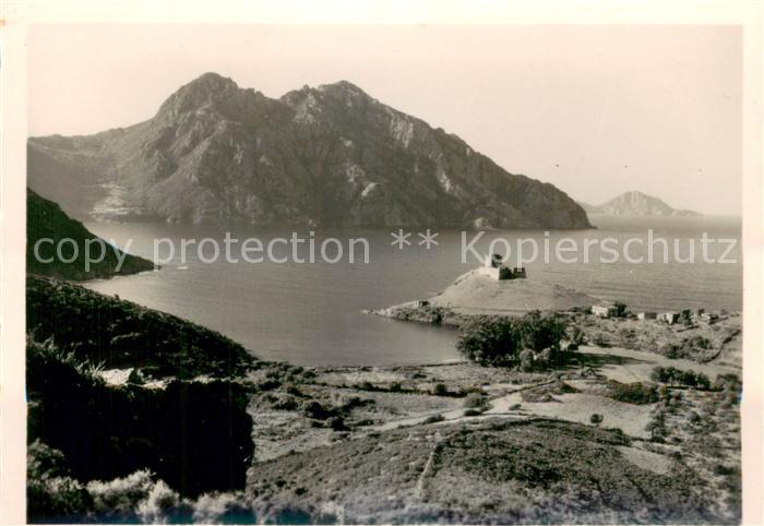 Girolata Kuestenpanorama Golf von Girolata