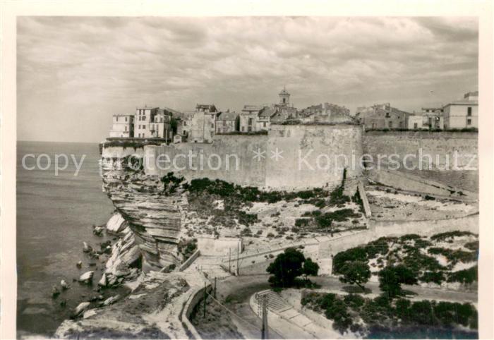 Bonifacio Corse du Sud Panorama Hafenstadt Zitadelle