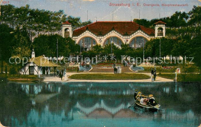 Strassburg Elsass Orangerie Hauptrestaurant